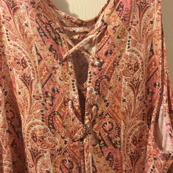 American Eagle back tie top sz med - Picture 3 of 3